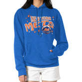 New York Mets Starter Women's Fireworks Fleece Tri-Blend Pullover Hoodie - Royal - MLB Sale