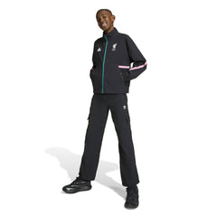 Liverpool Youth 2025/26 Club Anthem Full-Zip Jacket Black - Adidas