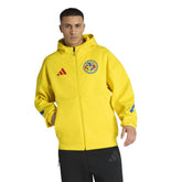 Club America 2025/26 Club Anthem Full-Zip Hooded Jacket Yellow - Adidas
