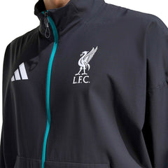 Liverpool 2025/26 Club Anthem Full-Zip Jacket Black - Adidas for sale