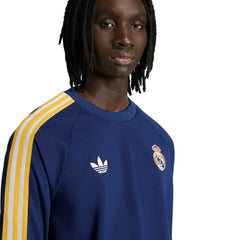 Real Madrid Originals Culturewear Originals Long Sleeve T-Shirt Navy - Adidas sale