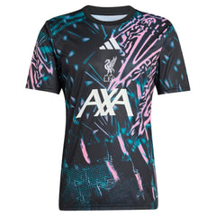 Liverpool 2025/26 Pre-Match Training Jersey Black - Adidas