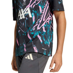 Liverpool Youth 2025/26 Pre-Match Training Jersey Black - Adidas