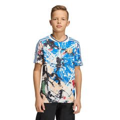 Manchester United X Stone Roses Youth Replica Jersey Blue - Adidas sale