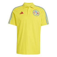 Club America 2025/26 DNA Alphaskin Polo Yellow - Adidas