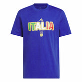 Italy National Team Jersey Hook T-Shirt Blue - Adidas outlet