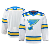 St. Louis Blues Fanatics Away Authentic Pro Jersey - White - NHL 203134945