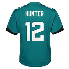 Nike Travis Hunter Jacksonville Jaguars Youth Team Game Jersey Teal