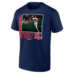 Kristian Campbell Boston Red Sox Player Call-Up T-Shirt - Navy - MLB on Sale