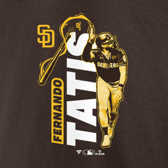 Fernando Tatis Jr. San Diego Padres Electric Moments T-Shirt - Brown - MLB Lifestyle