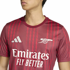 Arsenal 2025/26 Pre-Match Training Jersey Red - Adidas for sale