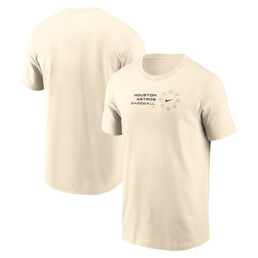 Houston Astros Nike Pinwheel Lockup T-Shirt - Natural - Nike Discount