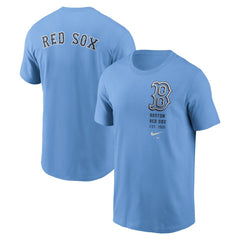 Boston Red Sox Nike Record Shattered T-Shirt - Light Blue - Nike Sale