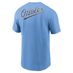 Baltimore Orioles Nike Record Shattered T-Shirt - Light Blue - Nike Lifestyle