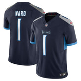 Nike Cameron Ward Tennessee Titans Alternate Limited Jersey Navy
