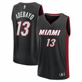 Bam Adebayo Miami Heat Youth Fast Break Replica Player Jersey Black Icon Edition | Fanatics Lifestyle