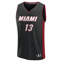 Bam Adebayo Miami Heat Youth Fast Break Replica Player Jersey Black Icon Edition | Fanatics Lifestyle