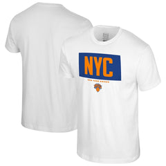 New York Knicks Stadium Essentials Crossbar T-Shirt White