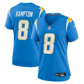 Nike Omarion Hampton Los Angeles Chargers Women's Team Game Jersey Powder Blue