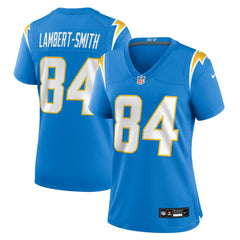 Nike KeAndre Lambert-Smith Los Angeles Chargers Women's Team Game Jersey Powder Blue