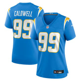 Nike Jamaree Caldwell Los Angeles Chargers Women's Team Game Jersey Powder Blue