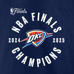 Oklahoma City Thunder 2025 NBA Finals Champions Offensive Rebound T-Shirt Navy | Fanatics Near Me