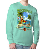 Baltimore Orioles Margaritaville Livin' for the Weekend Long Sleeve T-Shirt - Mint - MLB Sale