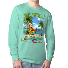Cincinnati Reds Margaritaville Livin' for the Weekend Long Sleeve T-Shirt - Mint - MLB on Sale