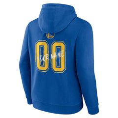 Golden State Warriors Hustle Custom Pullover Hoodie Royal