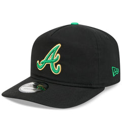 Atlanta Braves New Era 2026 St. Patrick's Day 19TWENTY Adjustable Hat - Black - New Era Lifestyle