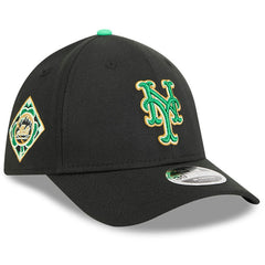 New York Mets New Era 2026 St. Patrick's Day 39THIRTY Flex Hat - Black - New Era Sale