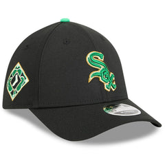 Chicago White Sox New Era 2026 St. Patrick's Day 39THIRTY Flex Hat - Black - New Era Online