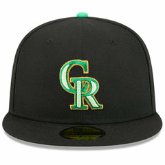 Colorado Rockies New Era 2026 St. Patrick's Day 59FIFTY Fitted Hat - Black - New Era Discount