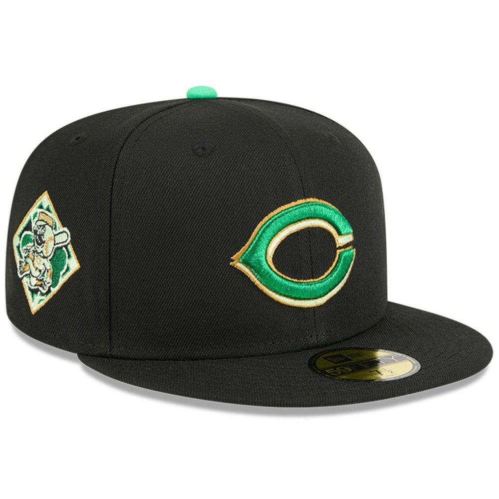 Cincinnati Reds New Era 2026 St. Patrick's Day 59FIFTY Fitted Hat - Black - New Era on Sale