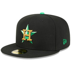 Houston Astros New Era 2026 St. Patrick's Day 59FIFTY Fitted Hat - Black - New Era Lifestyle