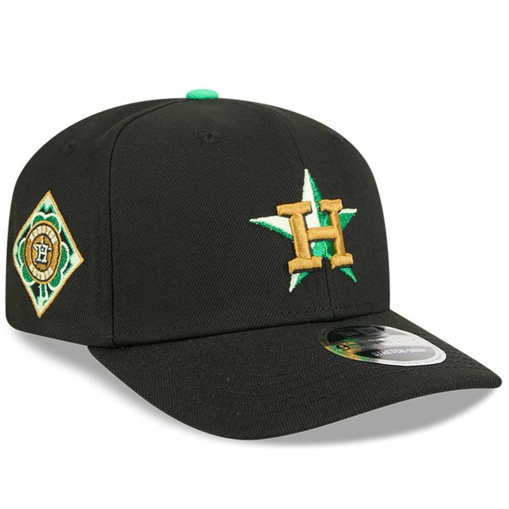 Houston Astros New Era 2026 St. Patrick's Day 9SEVENTY Adjustable Hat - Black - New Era on Sale