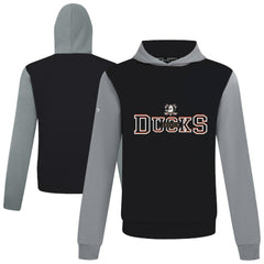 Anaheim Ducks Levelwear Ultimate Journey Pullover Hoodie - Black/Gray - NHL 203144777