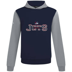 Winnipeg Jets Levelwear Ultimate Journey Pullover Hoodie - Navy/Gray - NHL 203144796