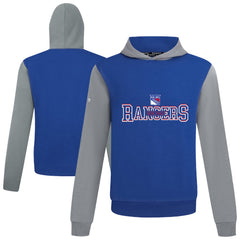 New York Rangers Levelwear Ultimate Journey Pullover Hoodie - Blue/Gray - NHL 203144808