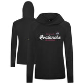 Colorado Avalanche Levelwear Women's Slender Monument Raglan Pullover Hoodie - Black - NHL 203144852