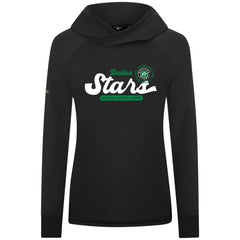 Dallas Stars Levelwear Women's Slender Monument Raglan Pullover Hoodie - Black - NHL 203144859