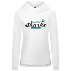 San Jose Sharks Levelwear Women's Slender Monument Raglan Pullover Hoodie - White - NHL 203144861