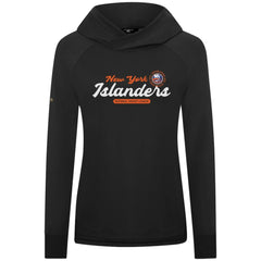 New York Islanders Levelwear Women's Slender Monument Raglan Pullover Hoodie - Black - NHL 203144868
