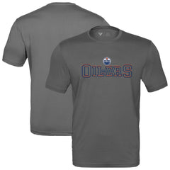 Edmonton Oilers Levelwear Anthem Journey Performance T-Shirt - Charcoal - NHL 203144923