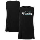 Seattle Kraken Levelwear Women's Influx Monument Tank Top - Black - NHL 203144994