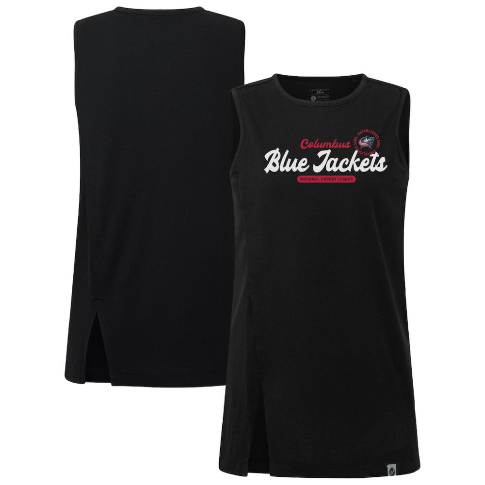 Columbus Blue Jackets Levelwear Women's Influx Monument Tank Top - Black - NHL 203144998