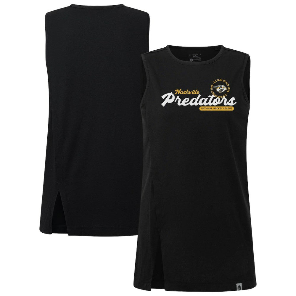 Nashville Predators Levelwear Women's Influx Monument Tank Top - Black - NHL 203144999
