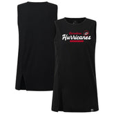 Carolina Hurricanes Levelwear Women's Influx Monument Tank Top - Black - NHL 203145002