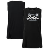 Winnipeg Jets Levelwear Women's Influx Monument Tank Top - Black - NHL 203145009