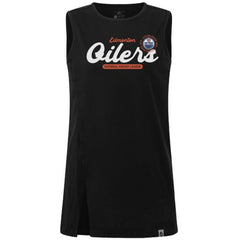 Edmonton Oilers Levelwear Women's Influx Monument Tank Top - Black - NHL 203145011